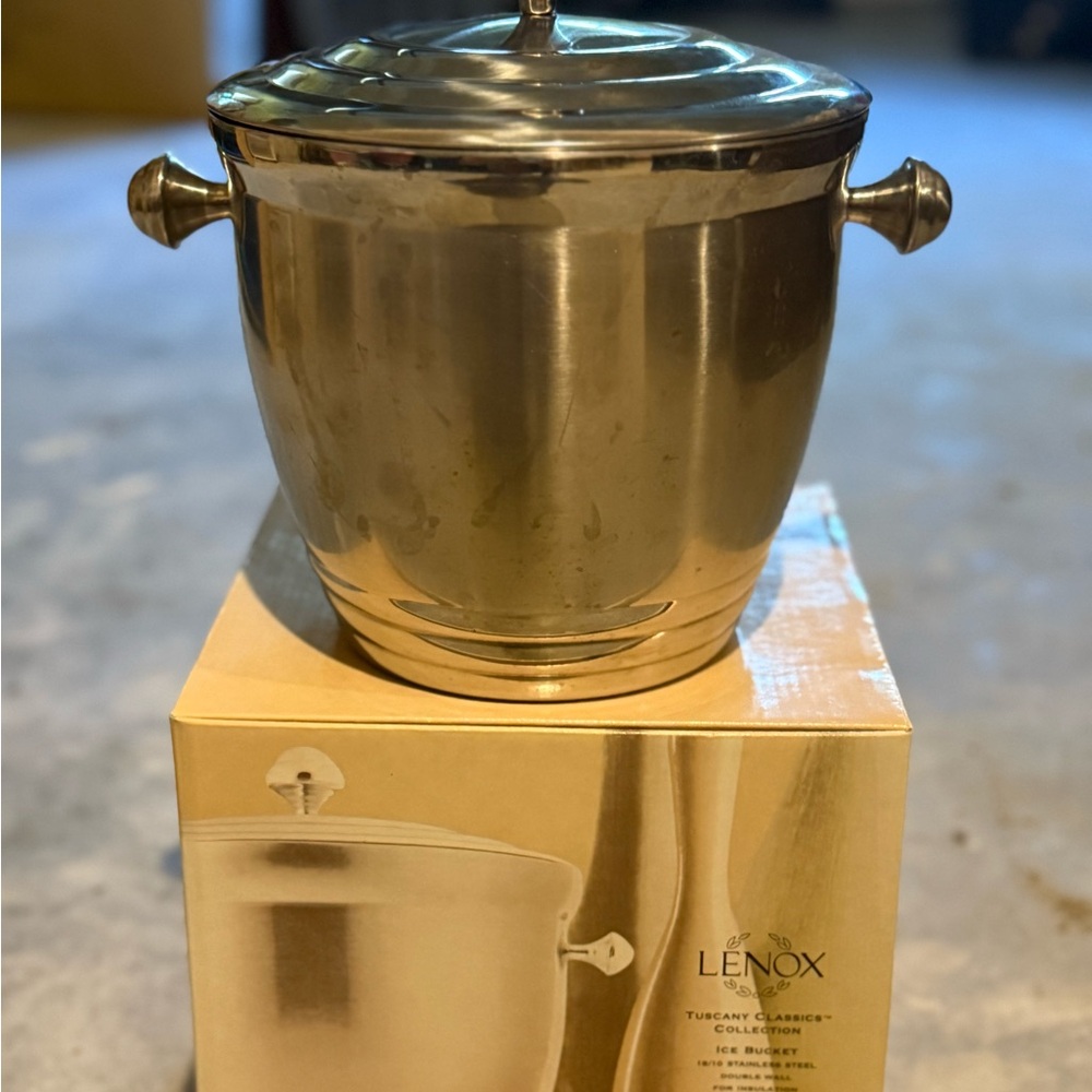Lenox silverTone Ice Bucket